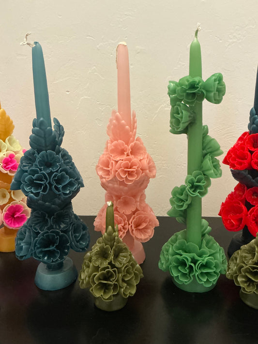Handcrafted Floral Candles