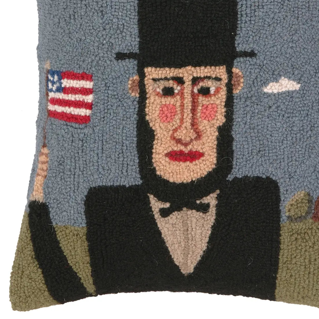Honest Abe Throw Pillow