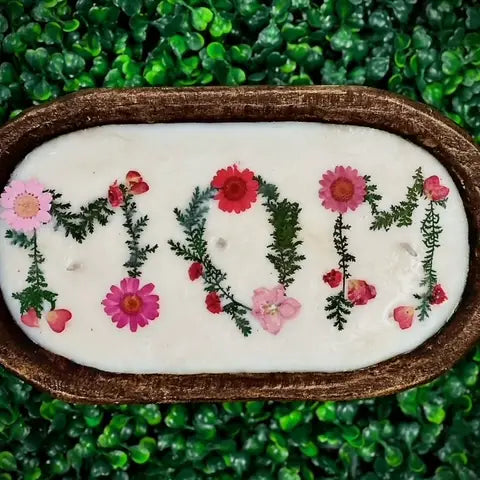 Dough bowl Mom soy candle