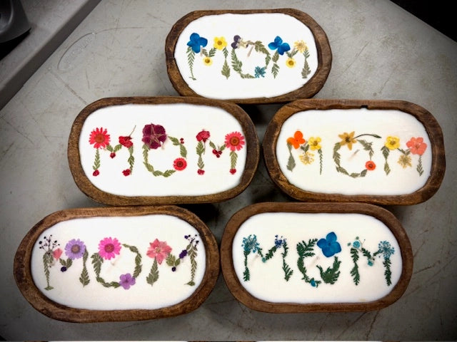 Dough bowl Mom soy candle