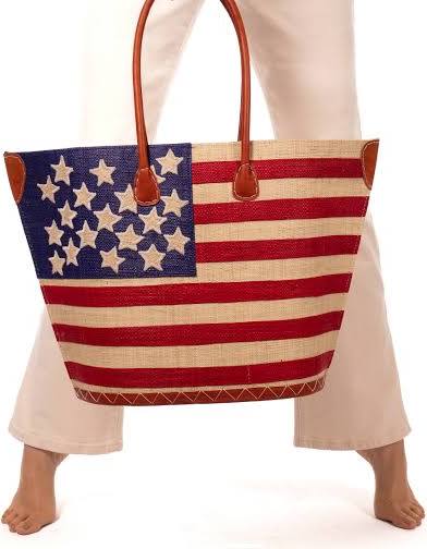 Straw Americana Bag