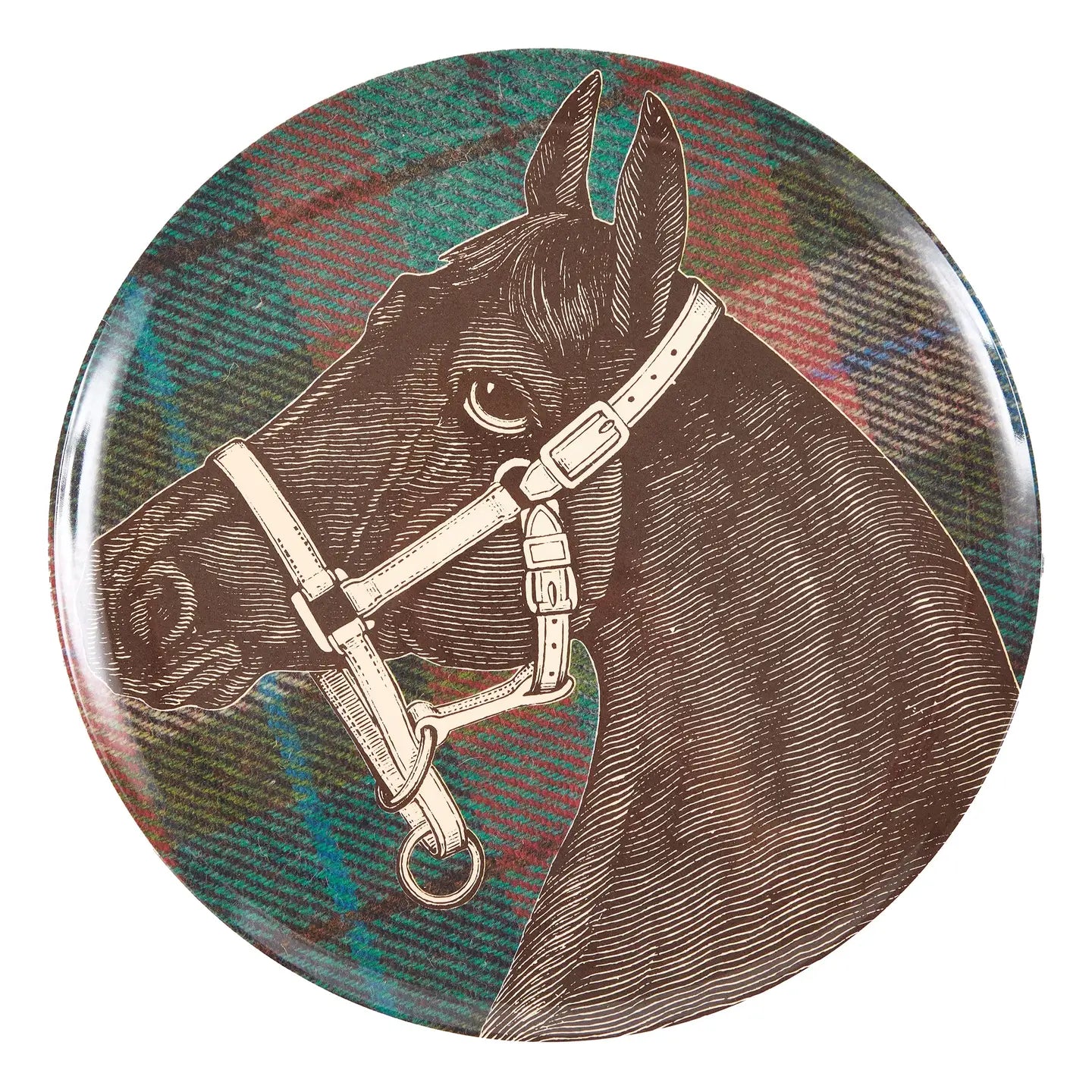 Tweed Horse Dinner Plates