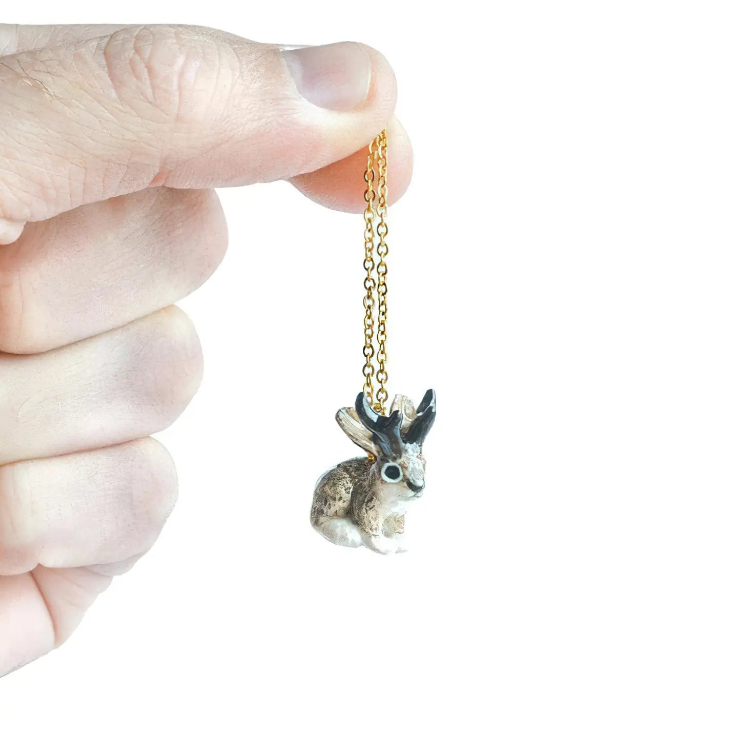 Juniper Jackalope Necklace