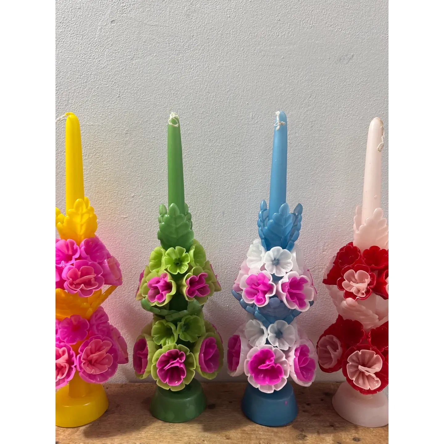 Handcrafted Floral Candles