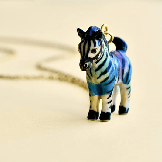 Zelda Zebra Necklace
