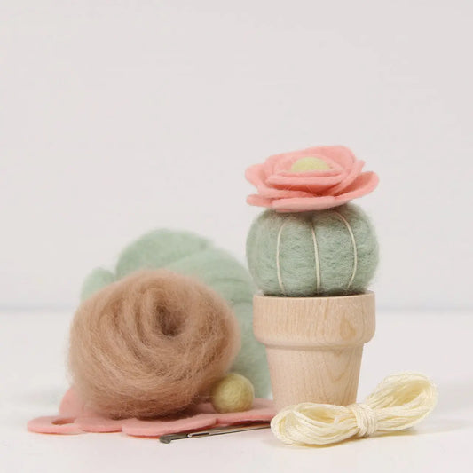 Desert Rose, Needle Felting Kit