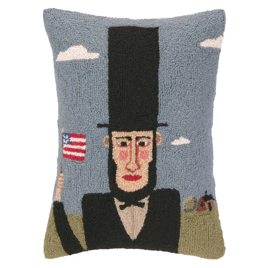 Honest Abe Throw Pillow
